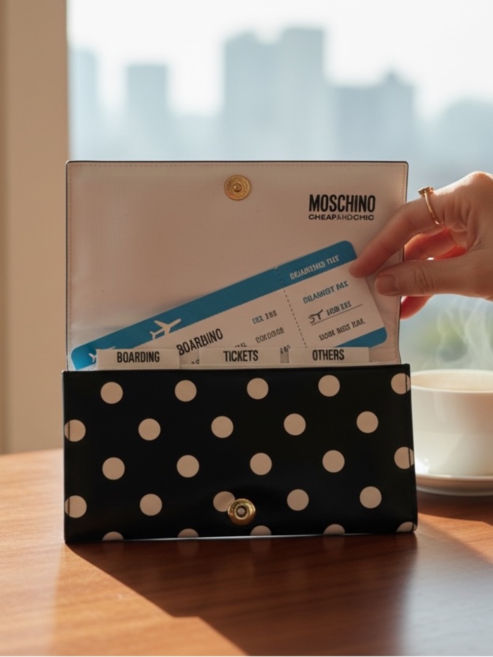 Rare Moschino Travel Organizer.EUC